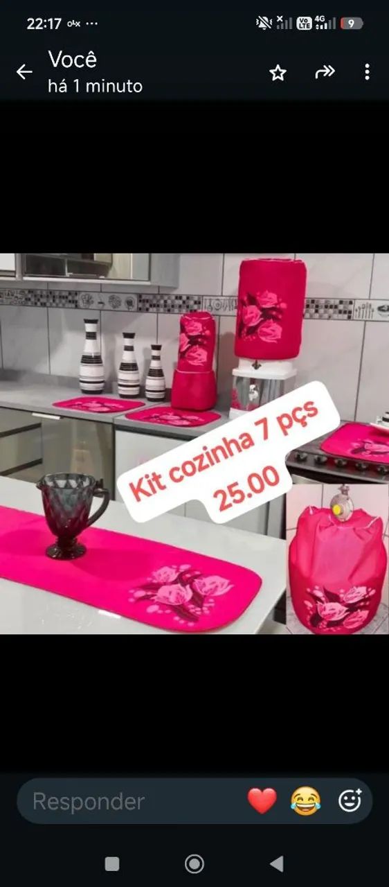 Kit 7 PCs para cozinha 