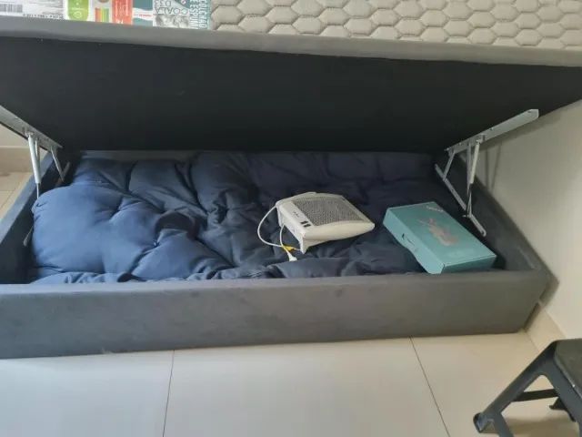 Cama box com bolchão viúva NOVO - Foto 2