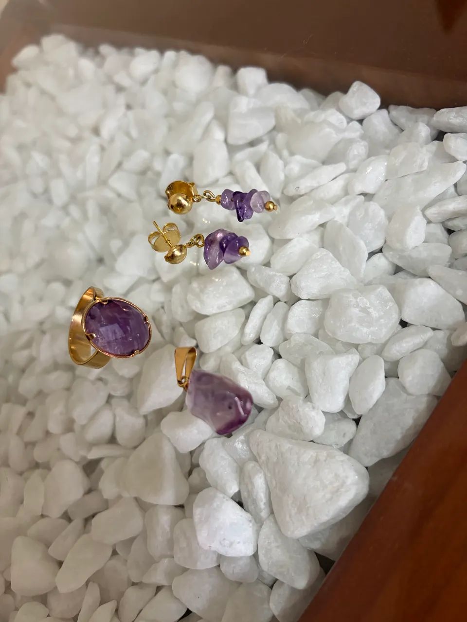 Kit pedra ametista  - Foto 2