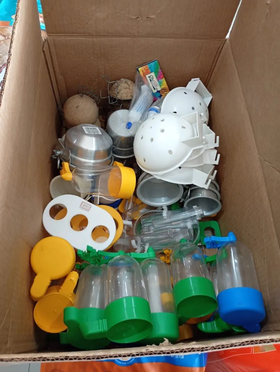 Lote produtos passaros