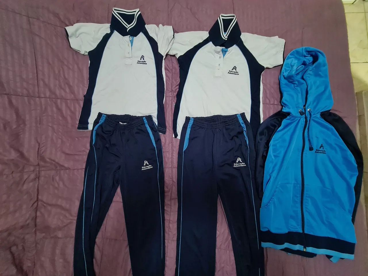 Conjunto de uniformes feminino adventista 