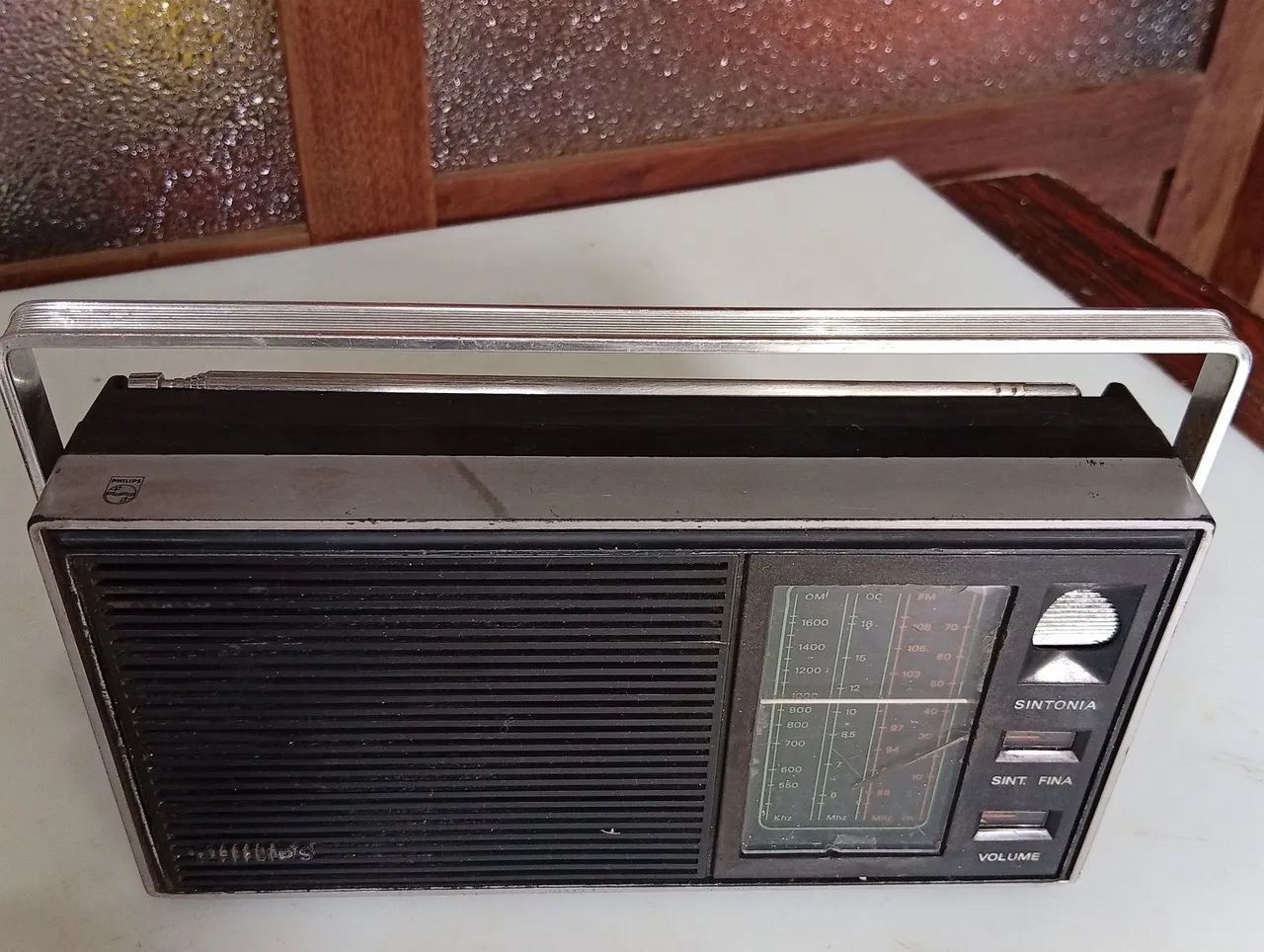 rádio philips antigo usado estado - Foto 3
