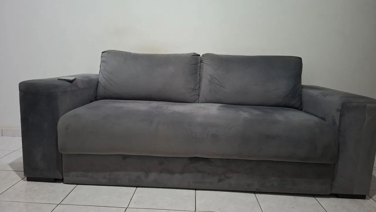 Jogo de sofá 2 e 3 lugares suede