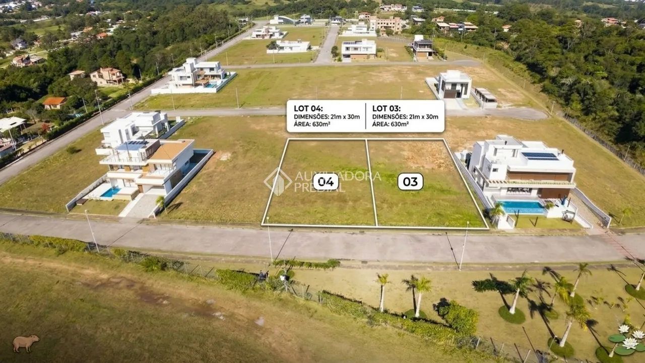 Terreno de 630m² a passos da Lagoa da Ibiraquera