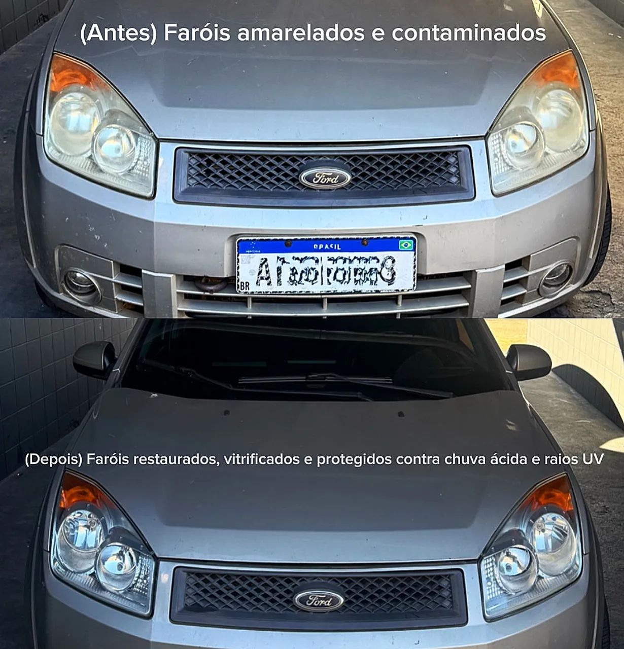 Polimento e vitrificação de Farol 