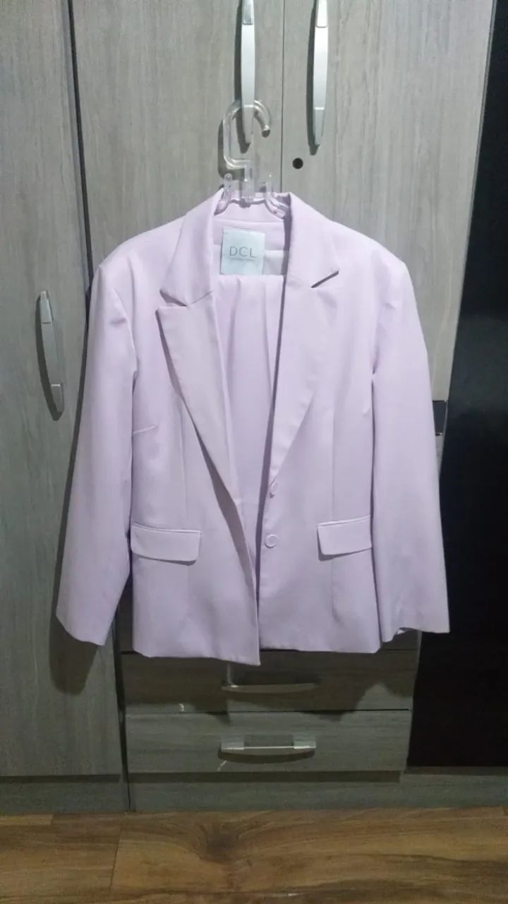 blazer feminino lilas  - Foto 3