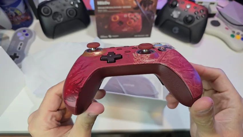 Controle 8BitDo Ultimate 2 Edição Especial Wuchang Fallen Feathers bluetooth/2.4g com dock - Foto 3