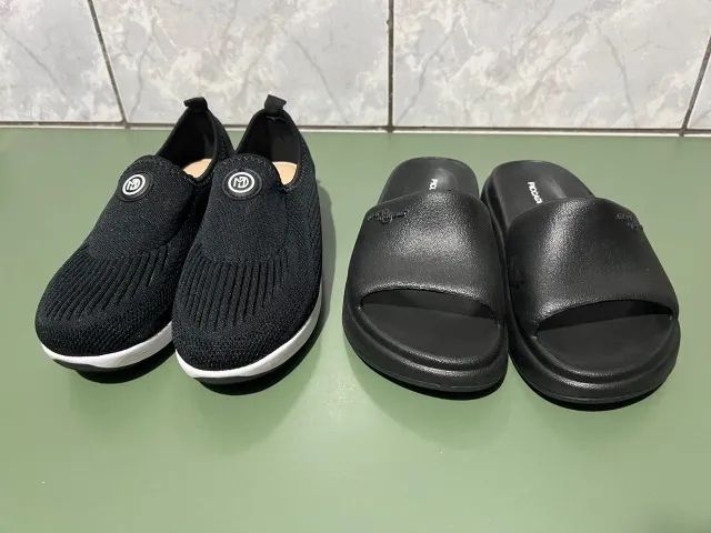  tênis modare e 1 chinelo nuvem