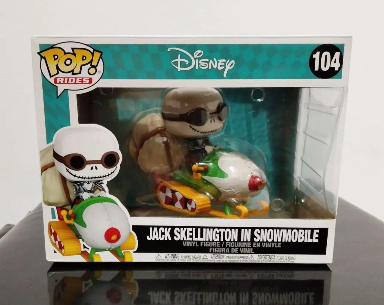 FUNKO POP  - JACK SKELLINGTON IN SNOWMOBILE  #104