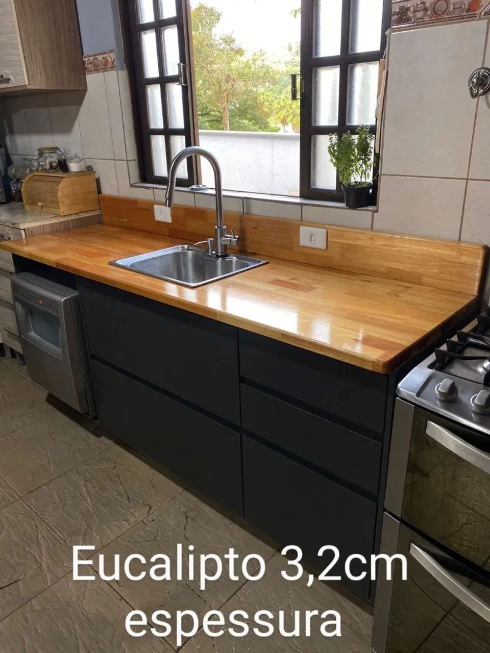 Tampo de Pia de Madeira  - Foto 2