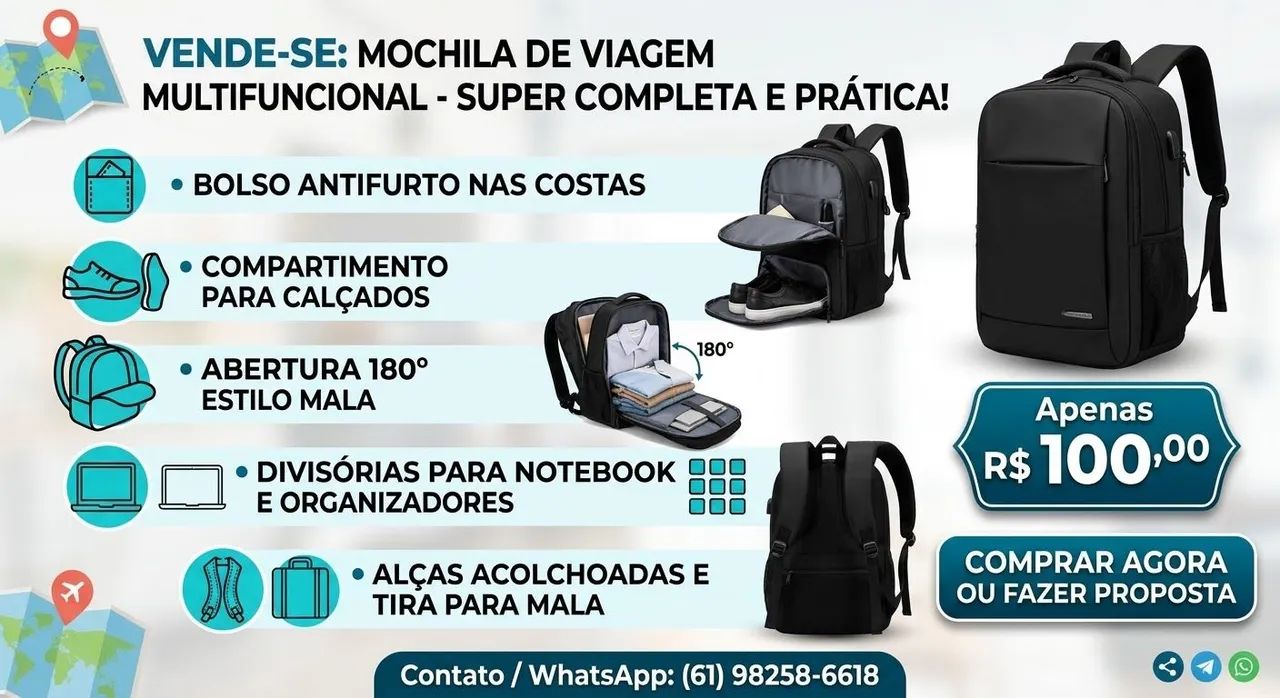 Mochila de Viagem