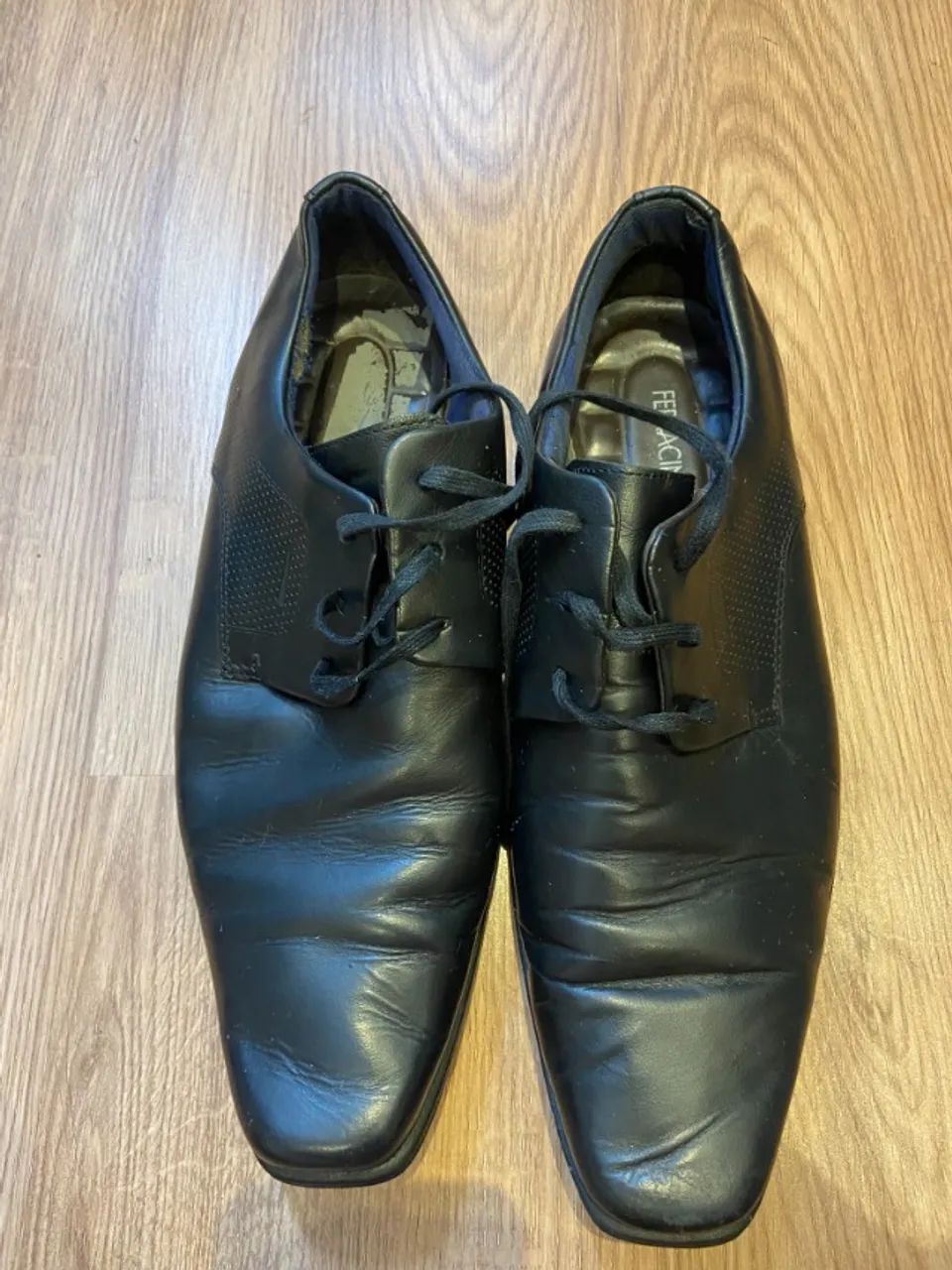 Sapato masculino preto n.º 40 - Foto 2