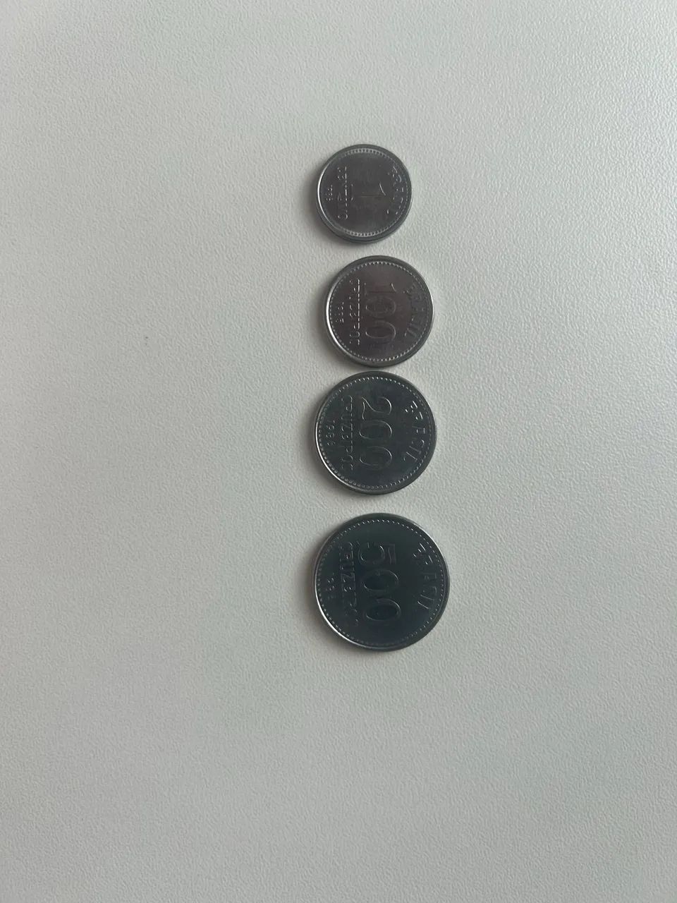 Coleção variada de 30 moedas antigas lote 4 - Foto 3