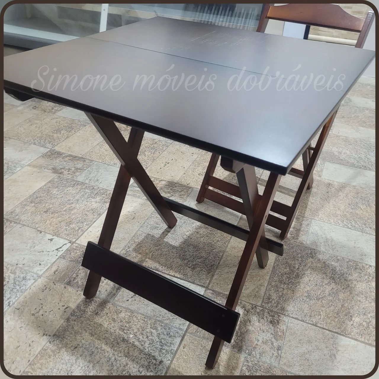 Jogo de mesa dobrável  - Foto 3
