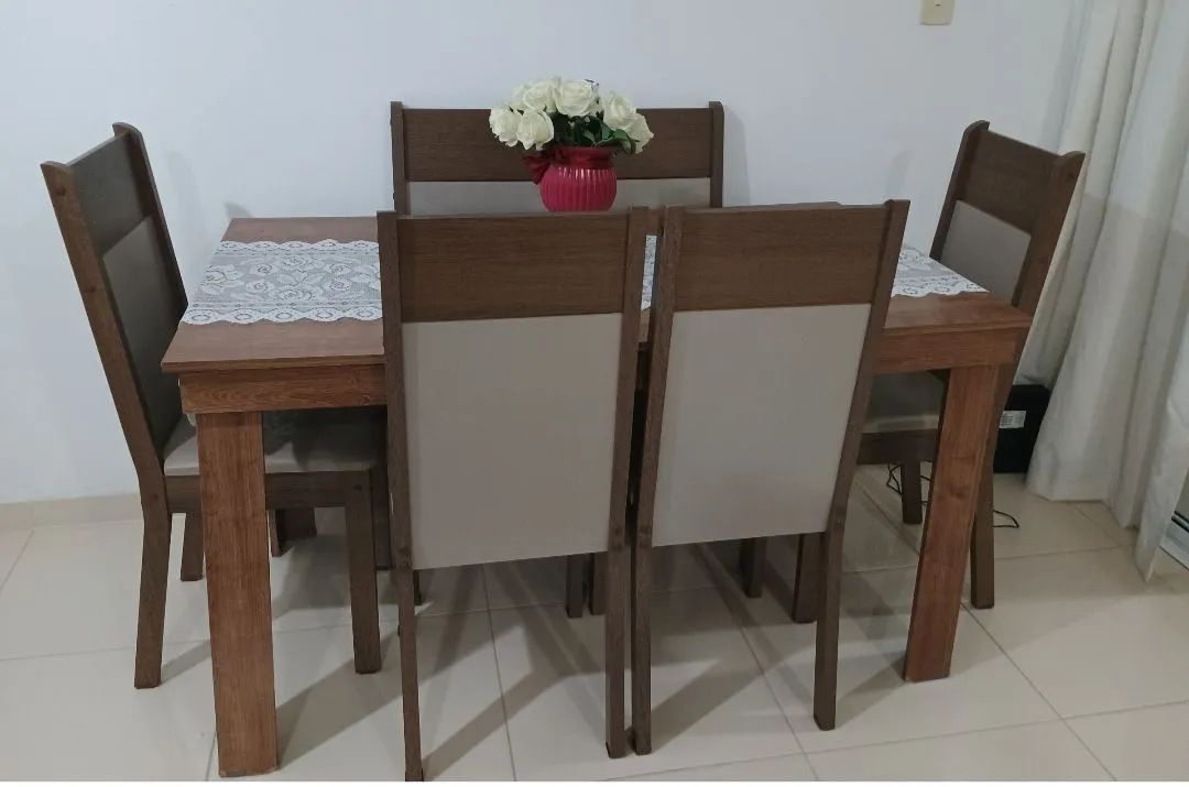 Mesa com 6 cadeiras Madesa - Foto 2