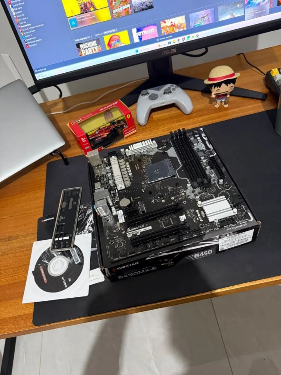 Placa Mãe Biostar B450MX-S AM4 DDR4 mATX - Foto 5