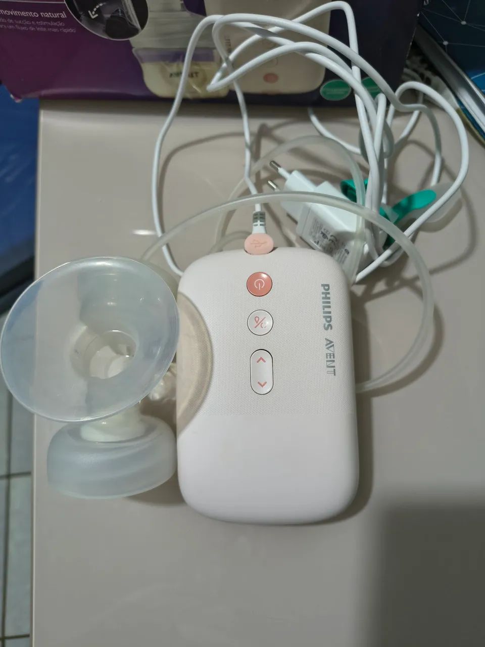 Bomba elétrica de leite Avent - Foto 3
