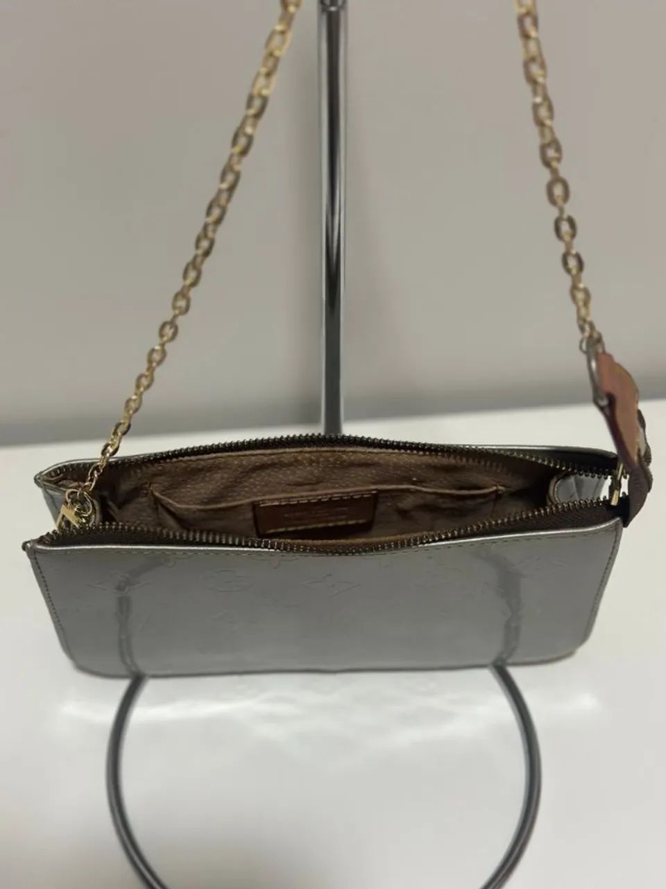 bolsa louis vuitton vintage prata - Foto 4