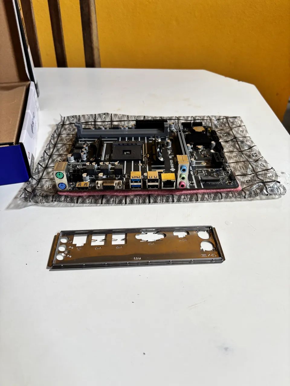 Placa-Mãe Soyo B450M Classic AM4 DDR4 + Caixa e Acessórios - Foto 5