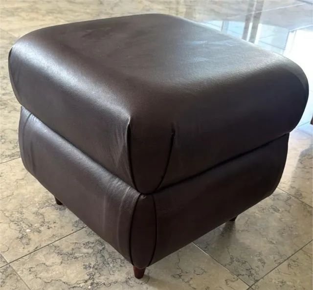 Puff em couro - Foto 2