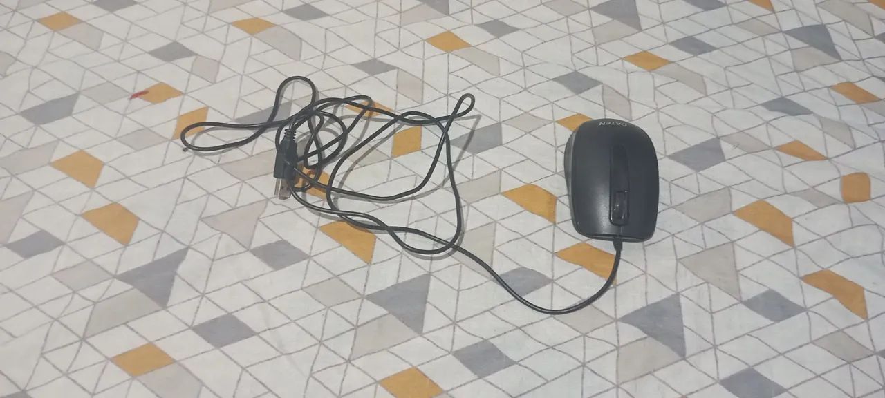 Kit completo 1 teclado e 1 mouse com fio da marca Daten - Foto 3