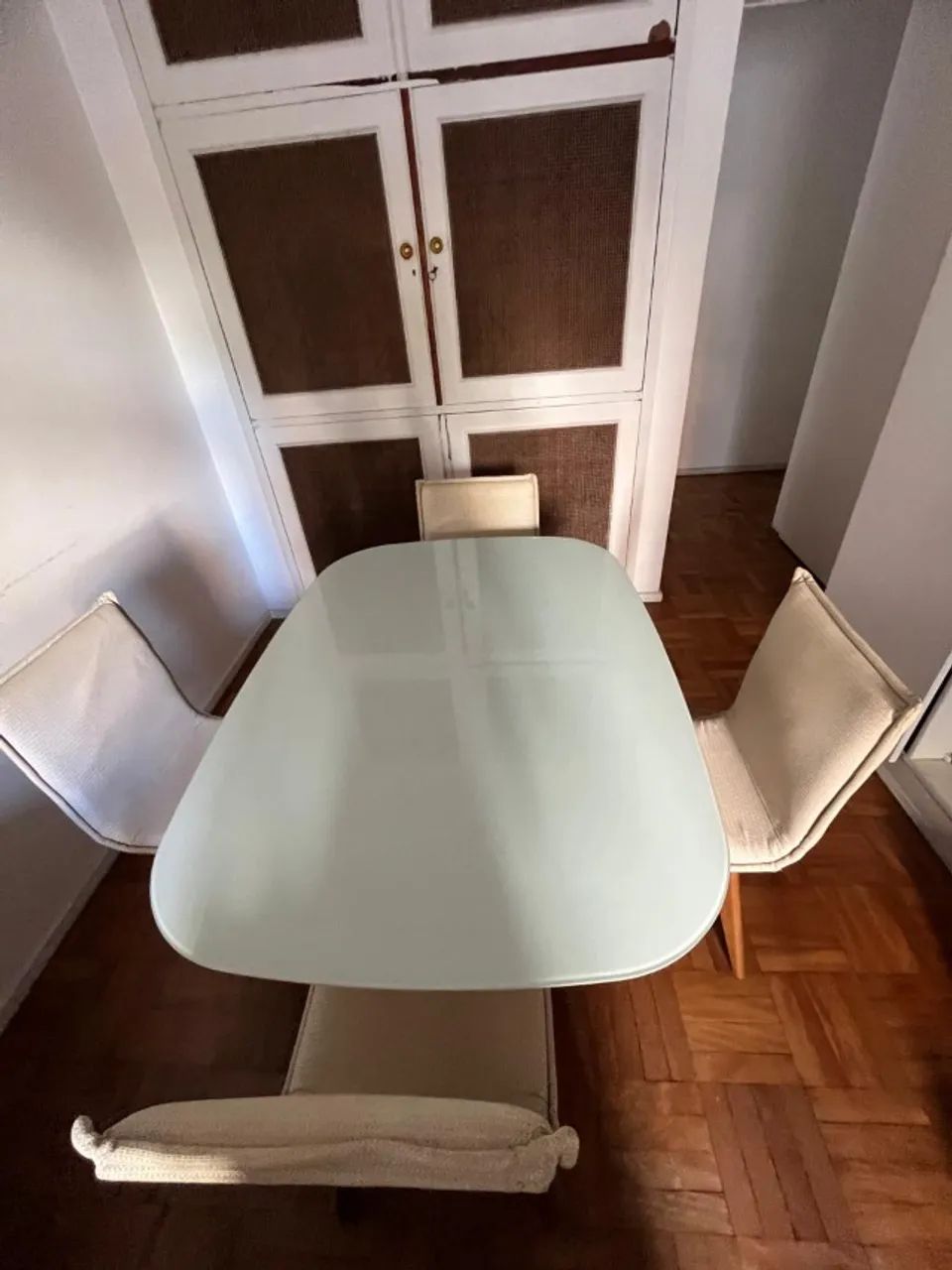 Set of Table and Four Chairs