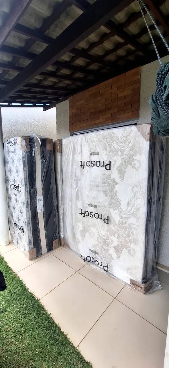 Cama box. 12cm de espuma.  Promoção!!!