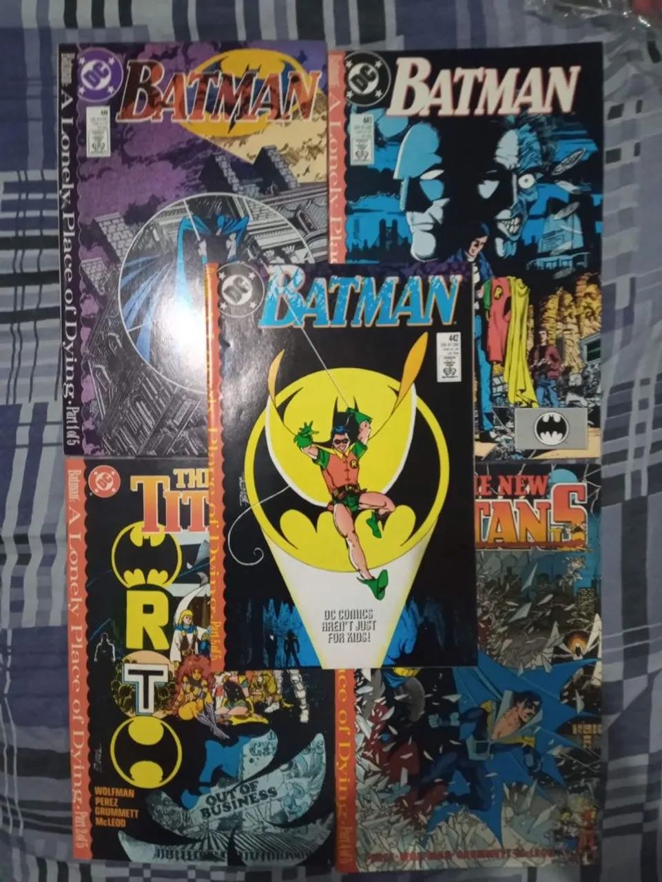 BATMAN V1 440-442; THE NEW TEEN TITANS V1 60,61 própria aparição do Tim Drake o Robin III