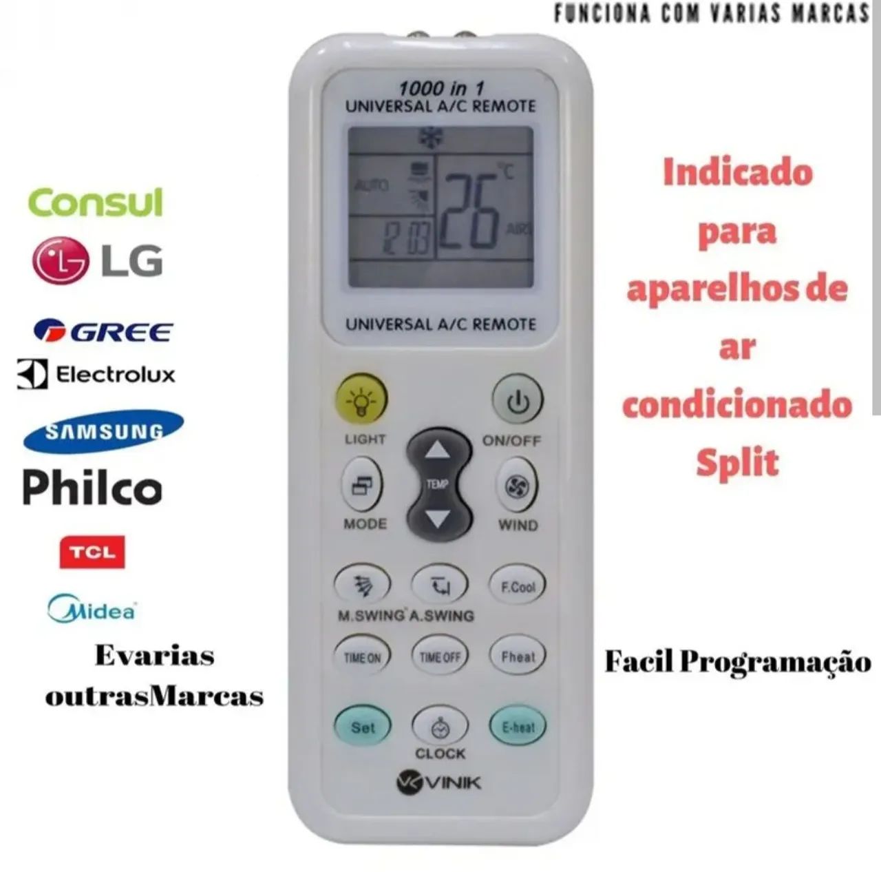 Controle Universal para Ar condicionado  - Foto 2