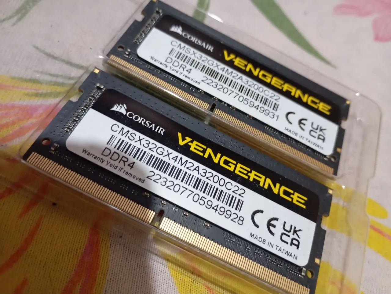 Kit memorias Corsair notebook DDR4 2X16GB 3200MHz