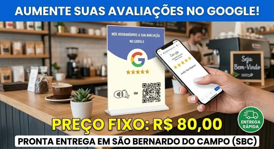 Placa de avaliação NFC Google
