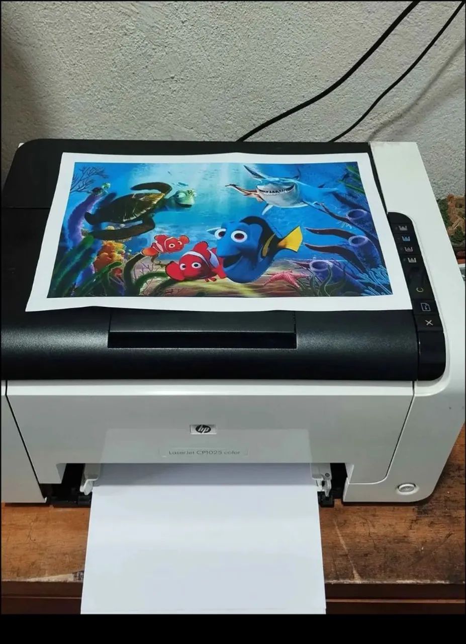 Impressora laser colorida HP CP1025 - Foto 2