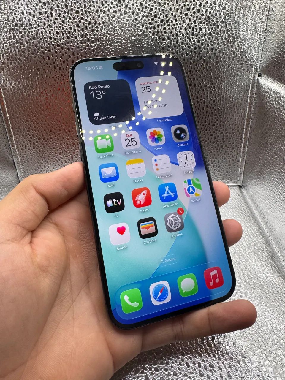 IPHONE 15 PRO MAX TUDO OK - Foto 3