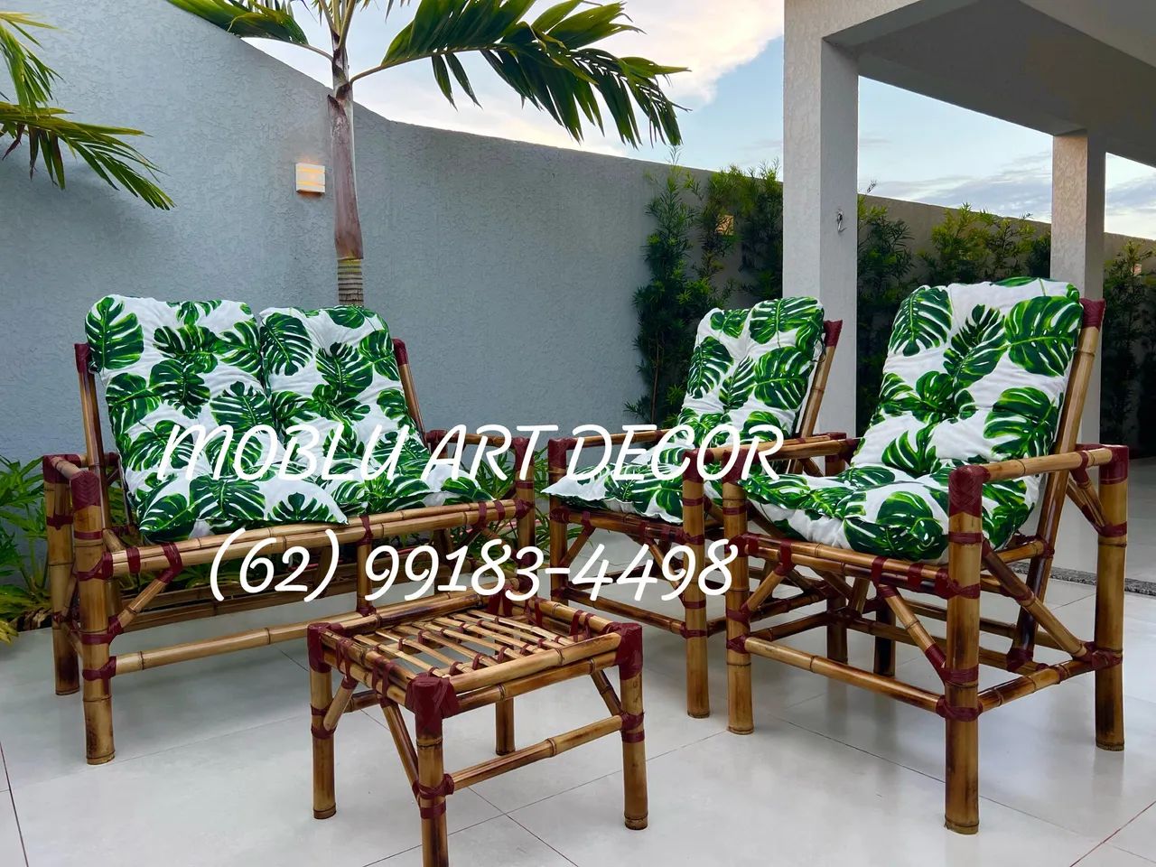 Conjunto de sofá Bambú - Foto 4