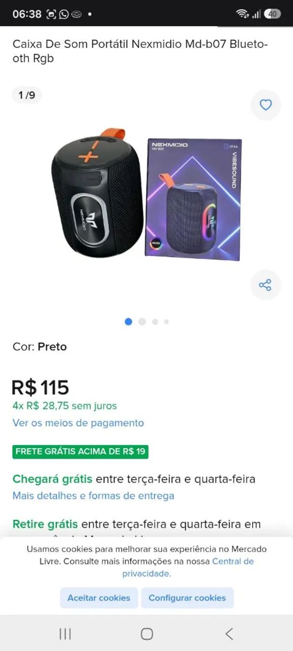 Caixa de som 