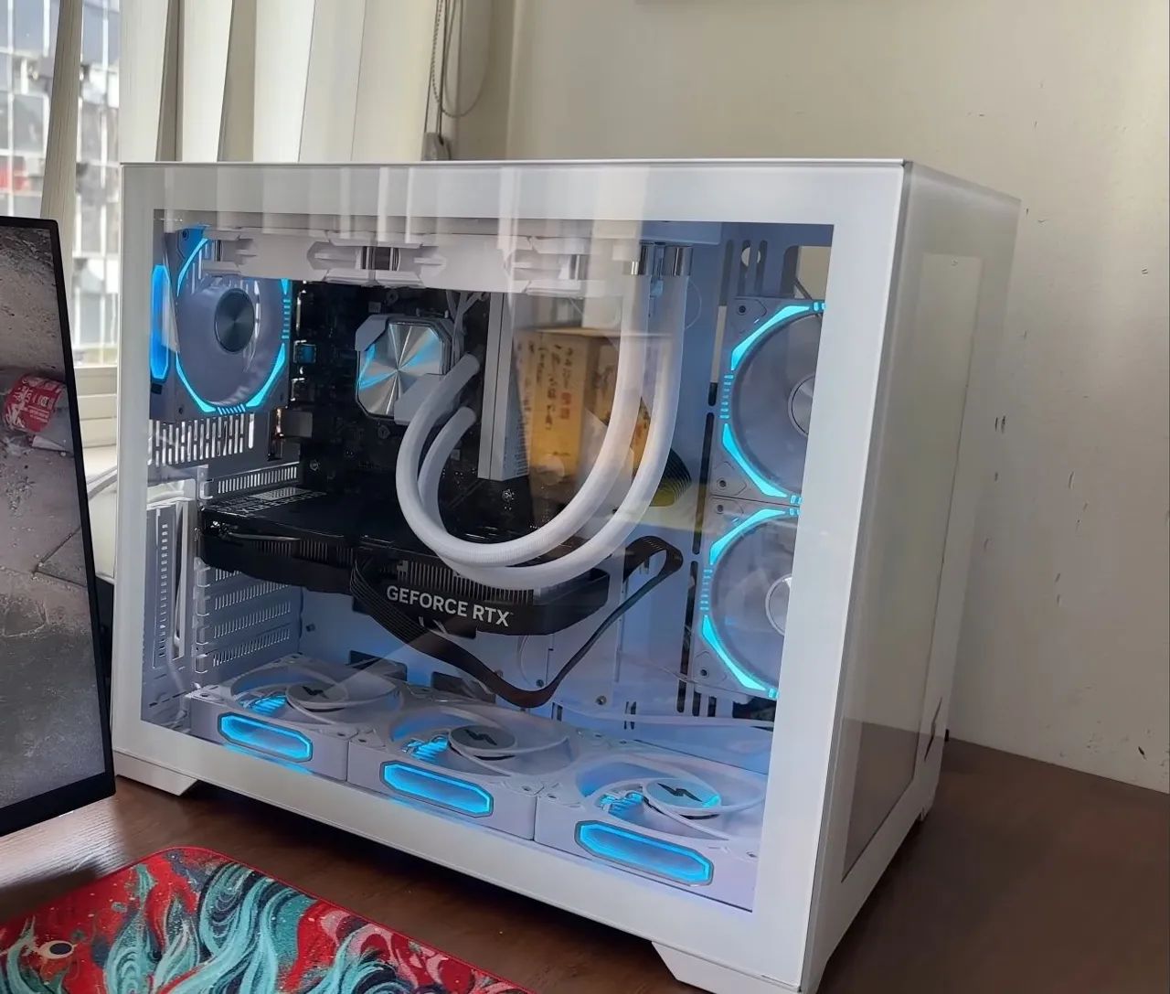 Gabinete gamer Superframe Magic Box com display e 6x fans ARGB novo lacrado  - Foto 6