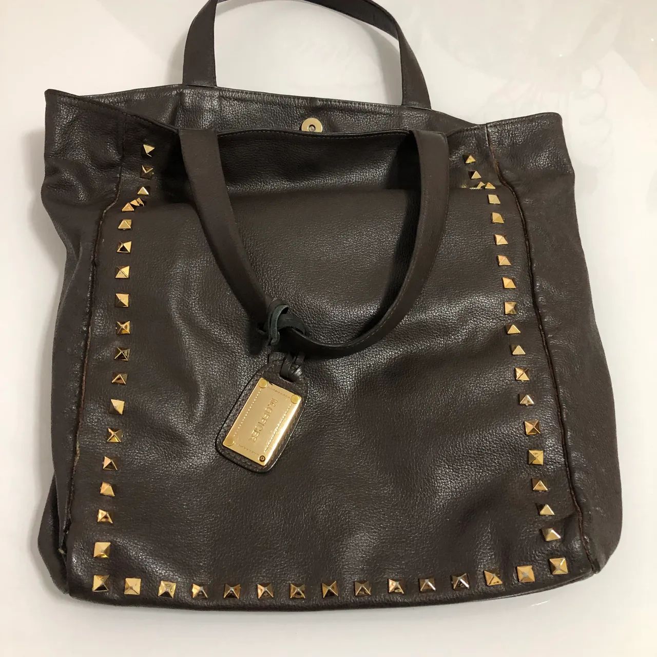 BOLSA COURO ORIGINAL M.OFFICER  