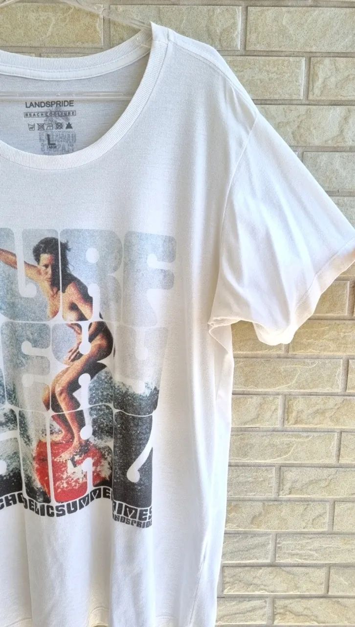 Camiseta Landspride Psichodelic Summer Times - G - Foto 4