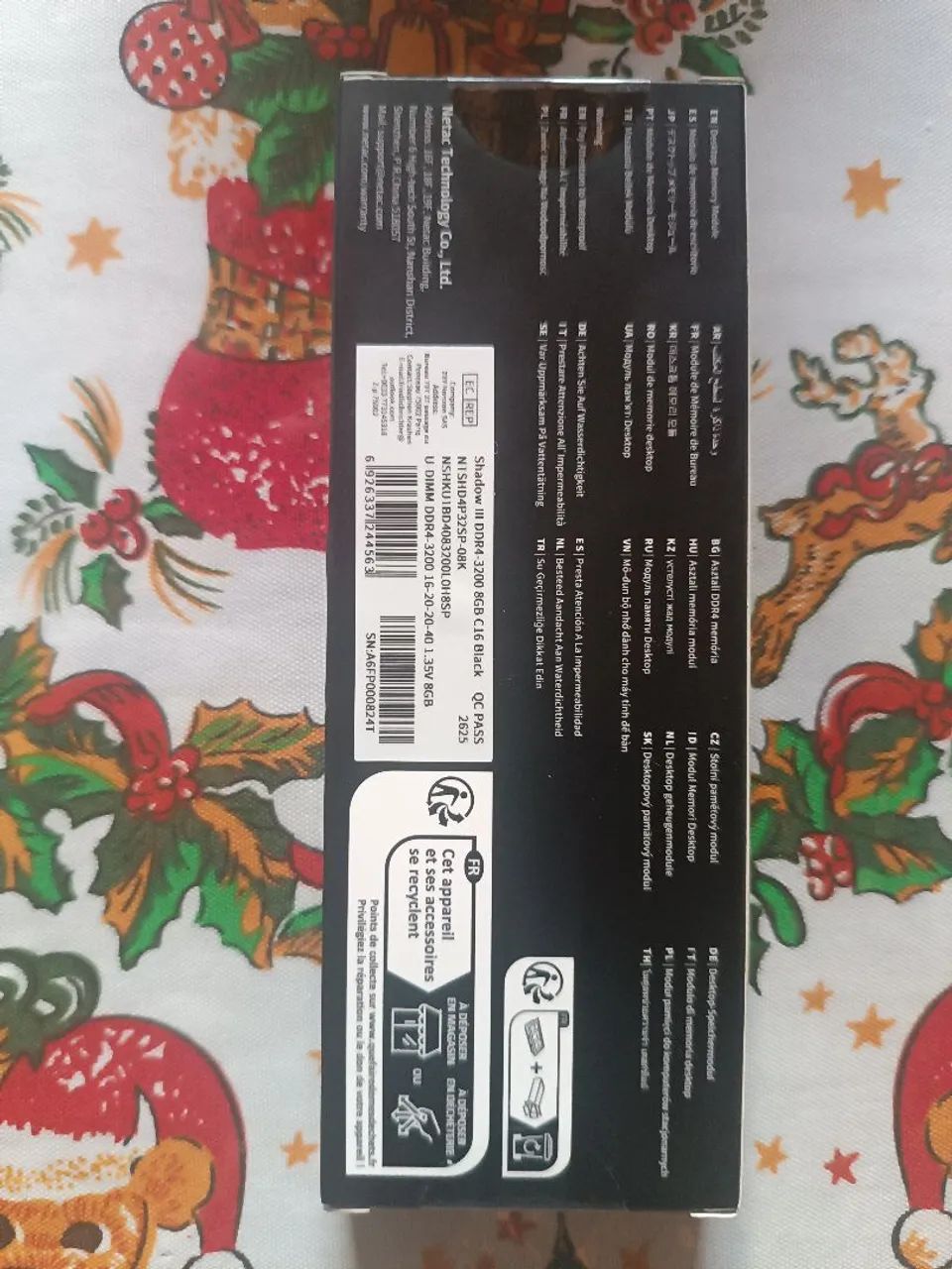 Memória Ram Netac Shadow III 8GB, CL16, 3200 MHz (Lacrada) - Foto 2