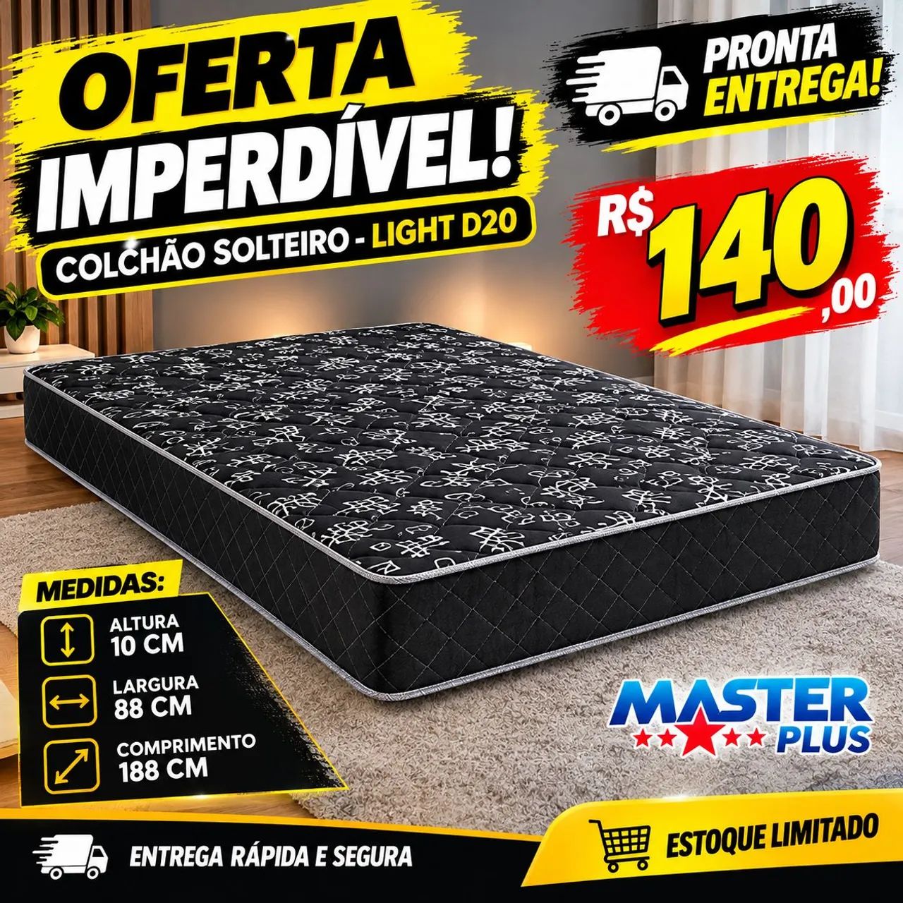 Colchão casal D20 