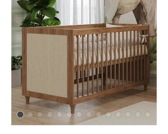 Berço 3 em 1 que vira mini cama e ja vem com colchão