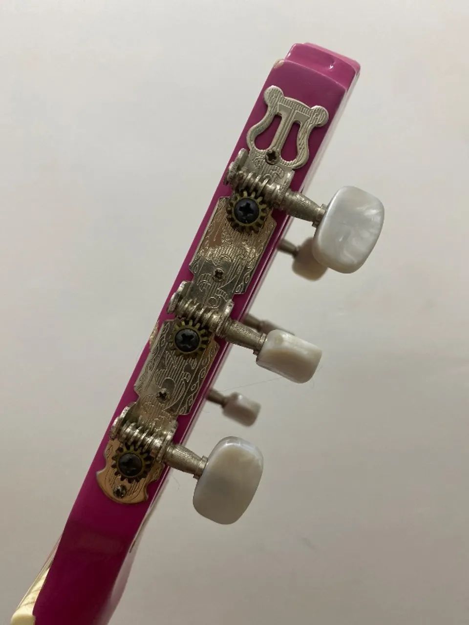 violão start giannini rosa com capa da Sonata  - Foto 3