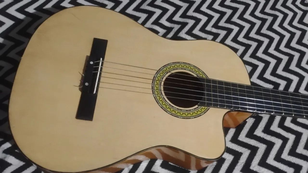 Violão Elétrico Zebra - Foto 5