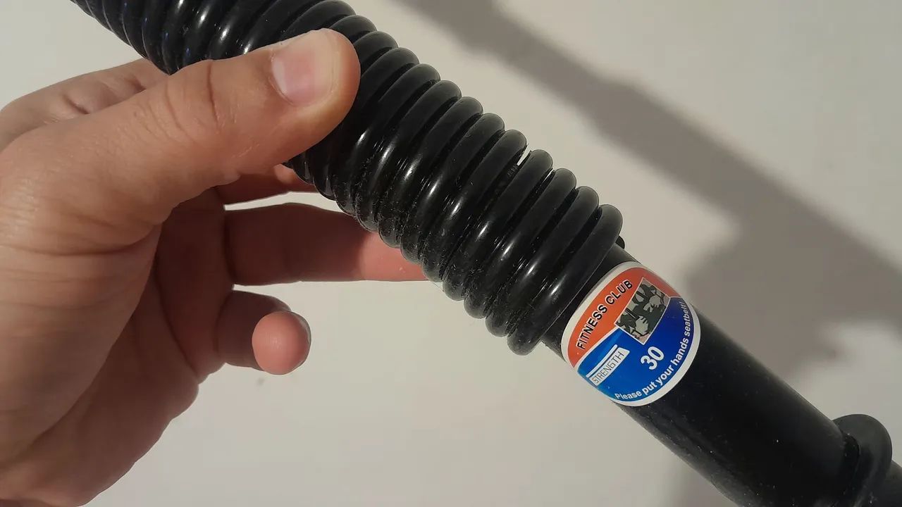 Barra flexora com mola, força de 30kg - Foto 3