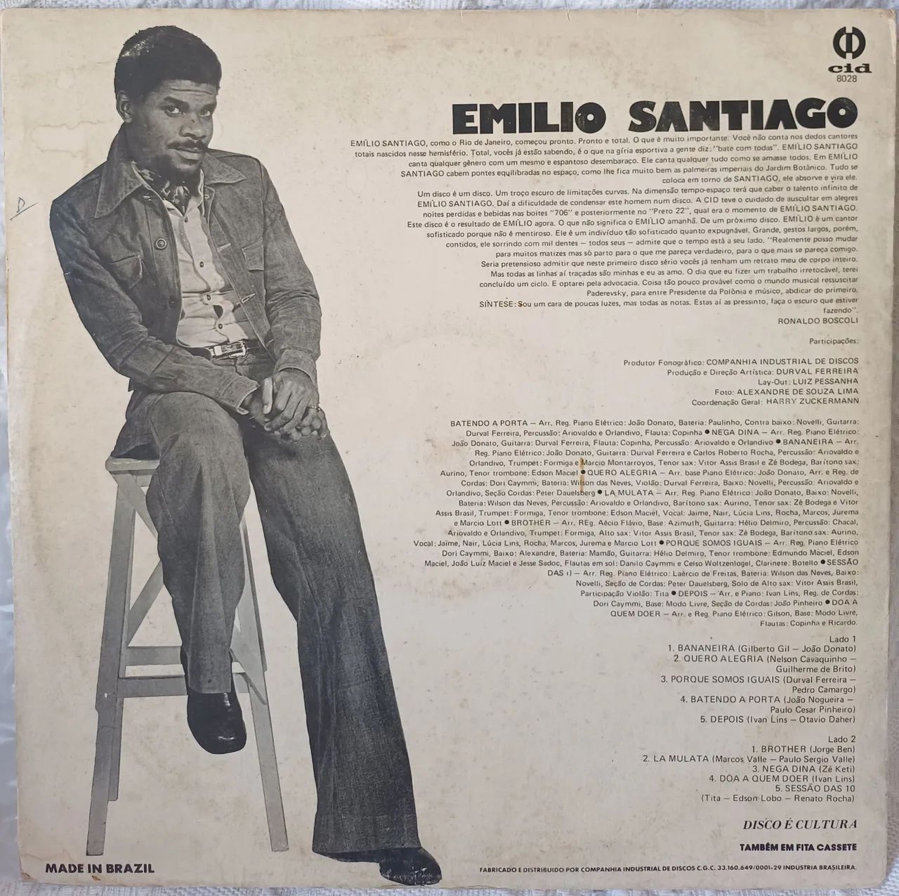 Lp / Vinil: Emílio Santiago  - Foto 2