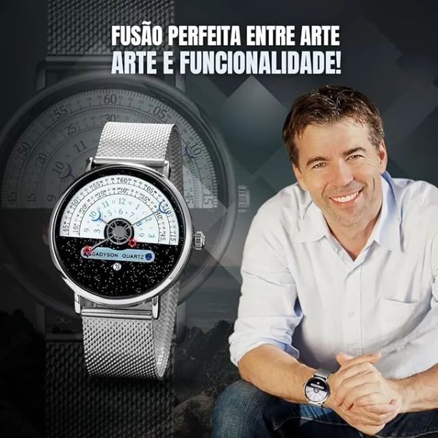 Relógio Cosmic Iron *oferta* - Foto 3
