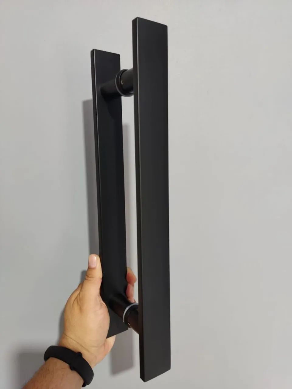 Puxador Barra Chata para porta de vidro 2