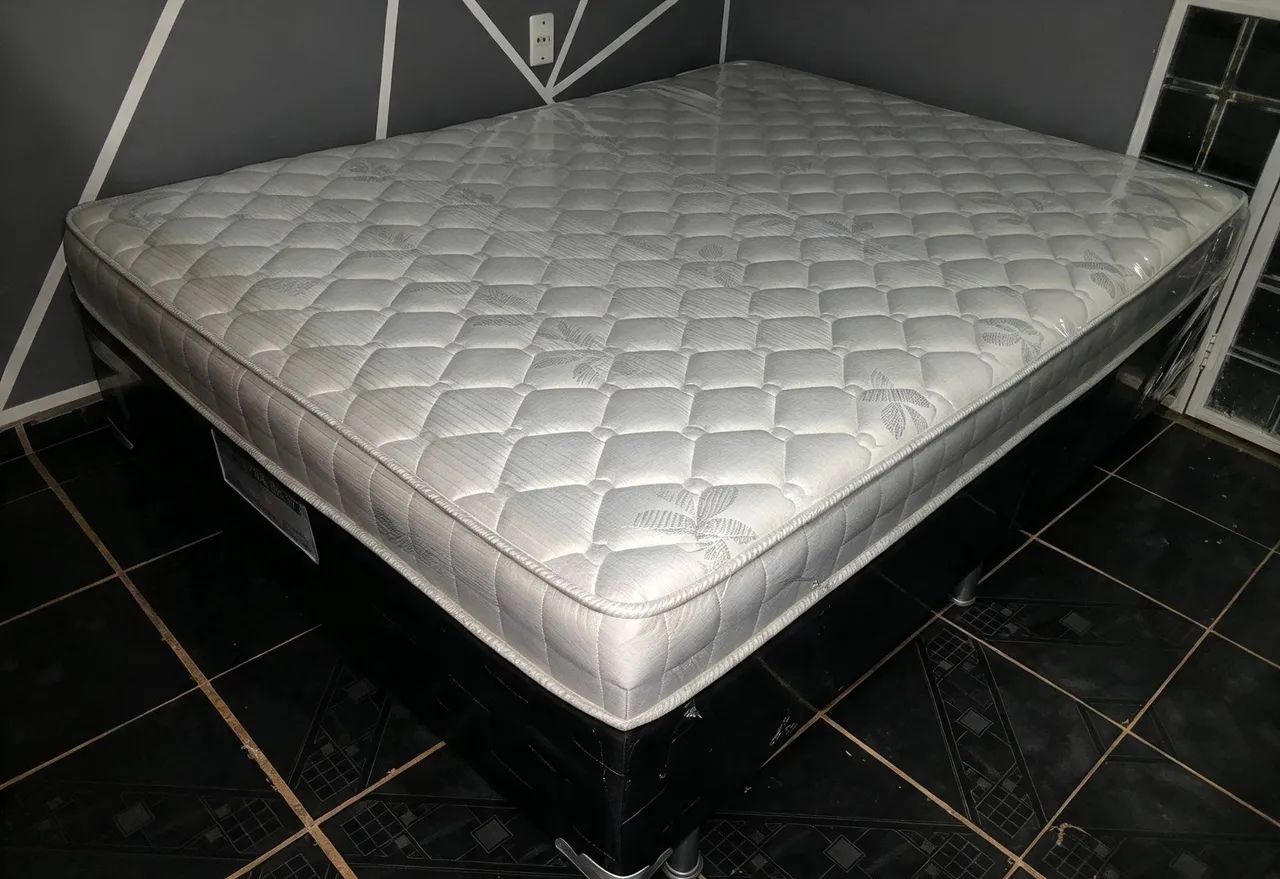 Cama Box Casal De Espuma Higienizada - Foto 3
