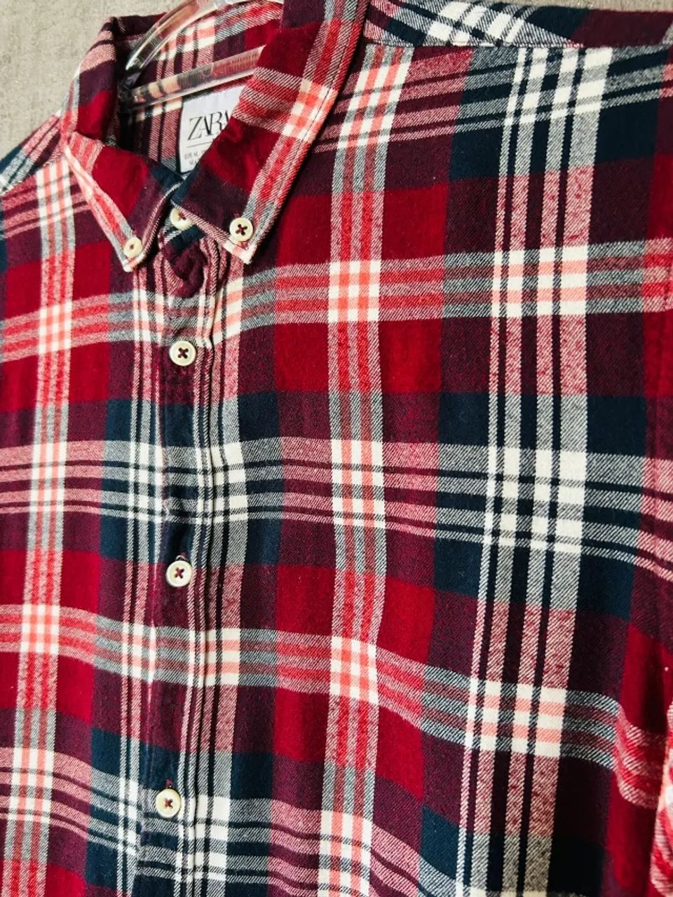 Camisa Social Xadrez - Zara - Foto 4