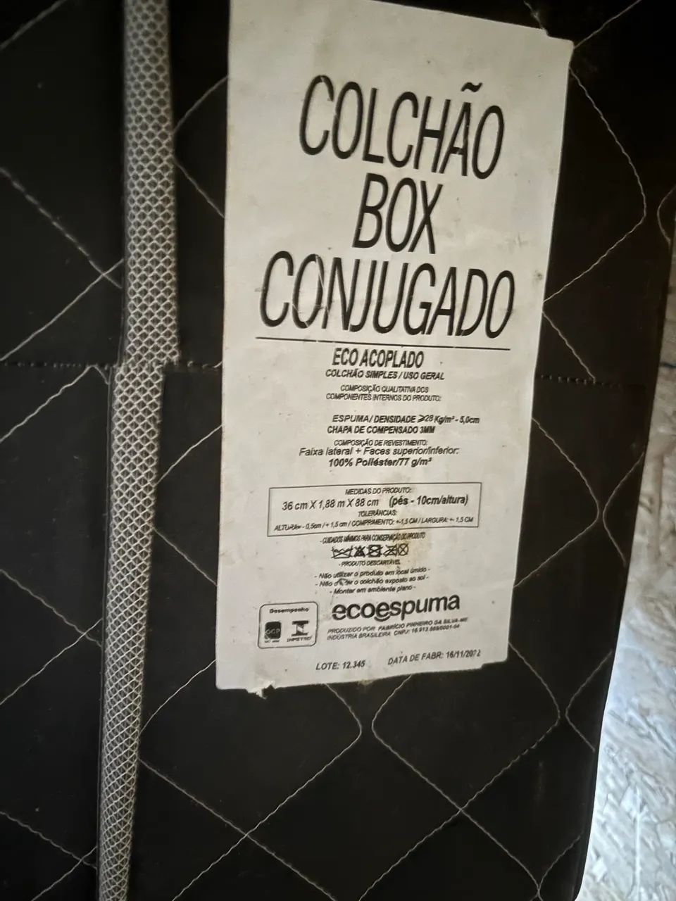 Cara box conjugado, base e colchão juntos  - Foto 2